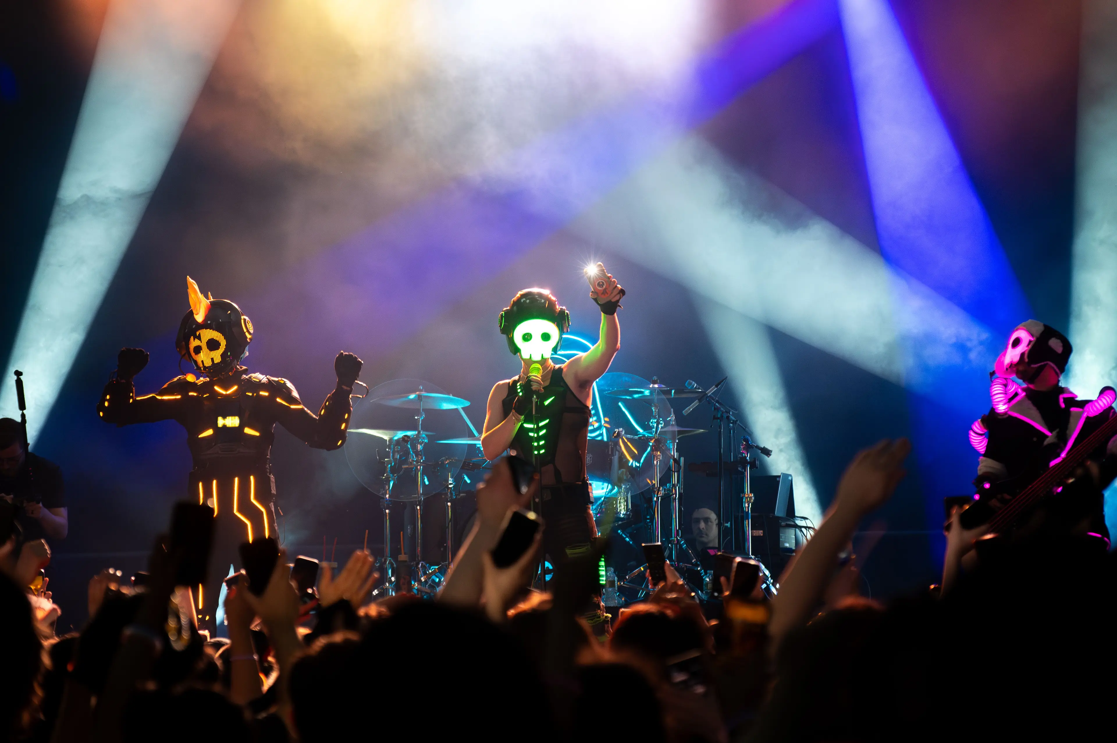 The Living Tombstone live performance